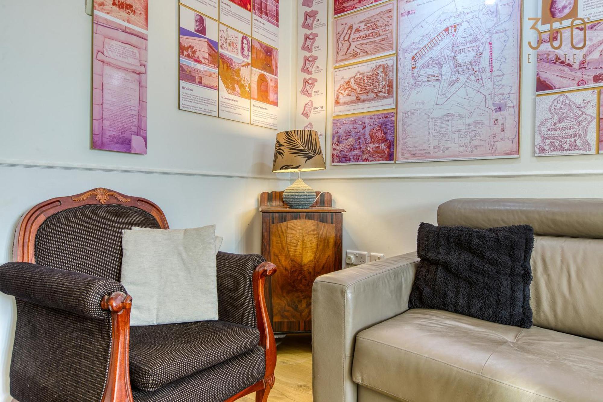 Comfortable 1Br Home With Maltese Balcony In Valletta By 360 Estates Экстерьер фото