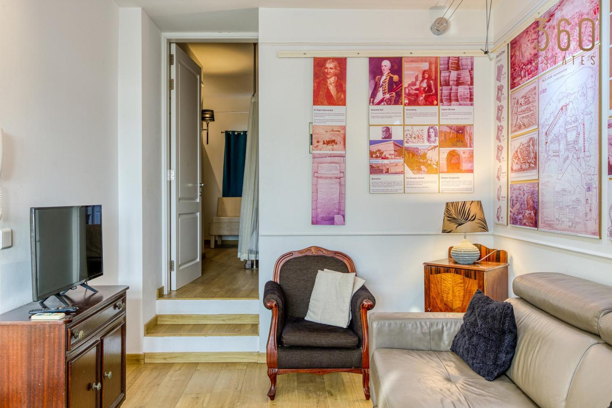 Comfortable 1Br Home With Maltese Balcony In Valletta By 360 Estates Экстерьер фото