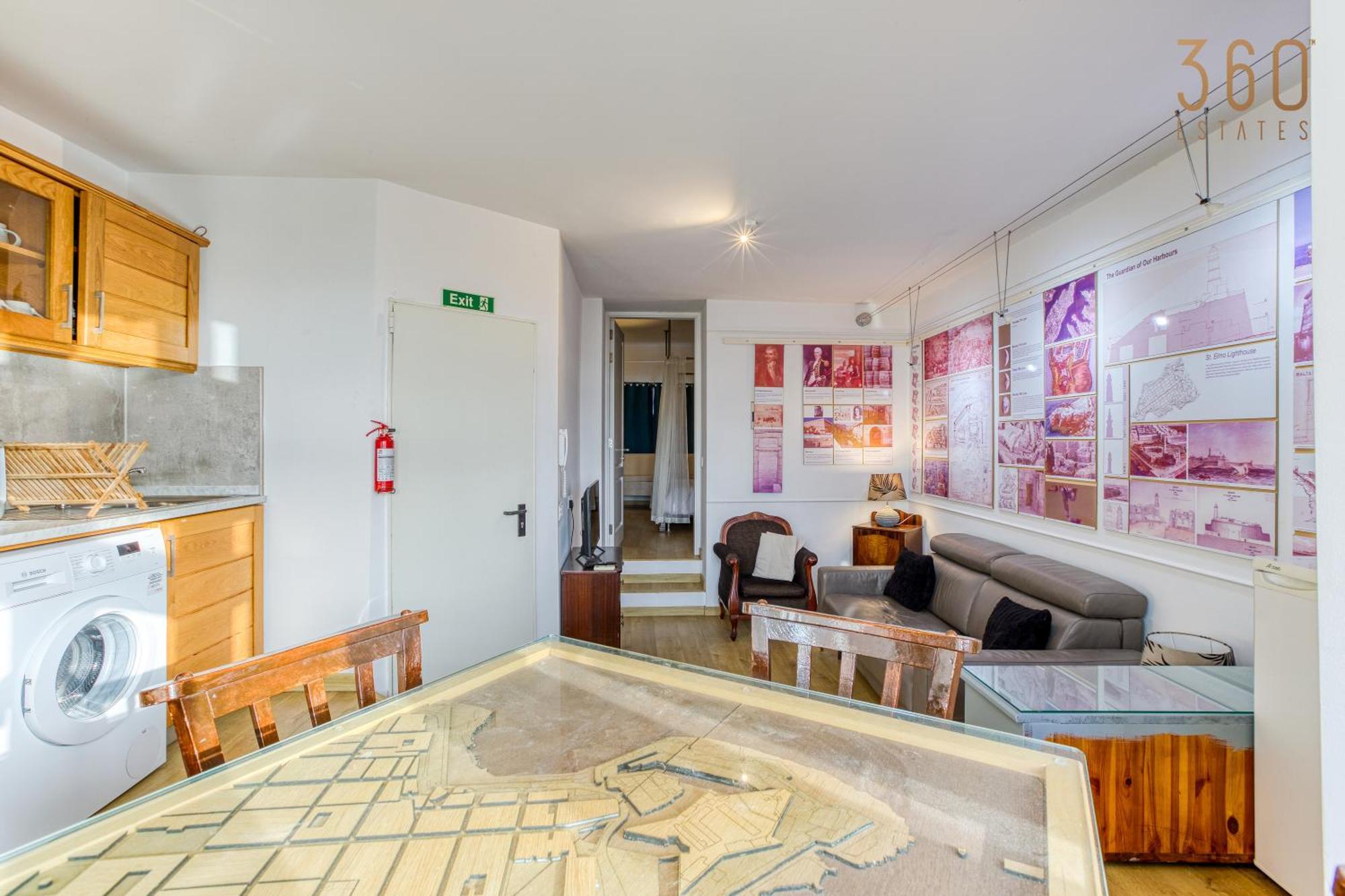 Comfortable 1Br Home With Maltese Balcony In Valletta By 360 Estates Экстерьер фото